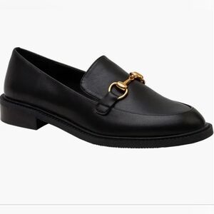 Lisa Vicky Zany-V Black Sheep Napa Black Loafer NIB